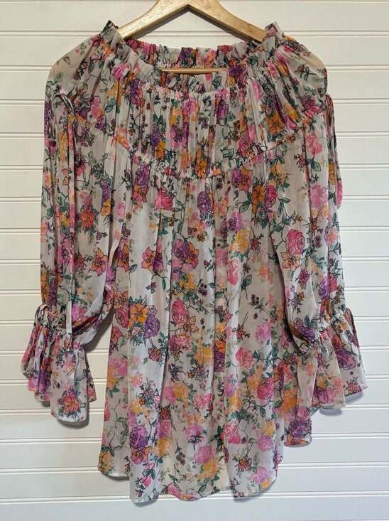 Tularosa Tops - NWT Tularosa Floral Off-The-Shoulder Blouse Size S